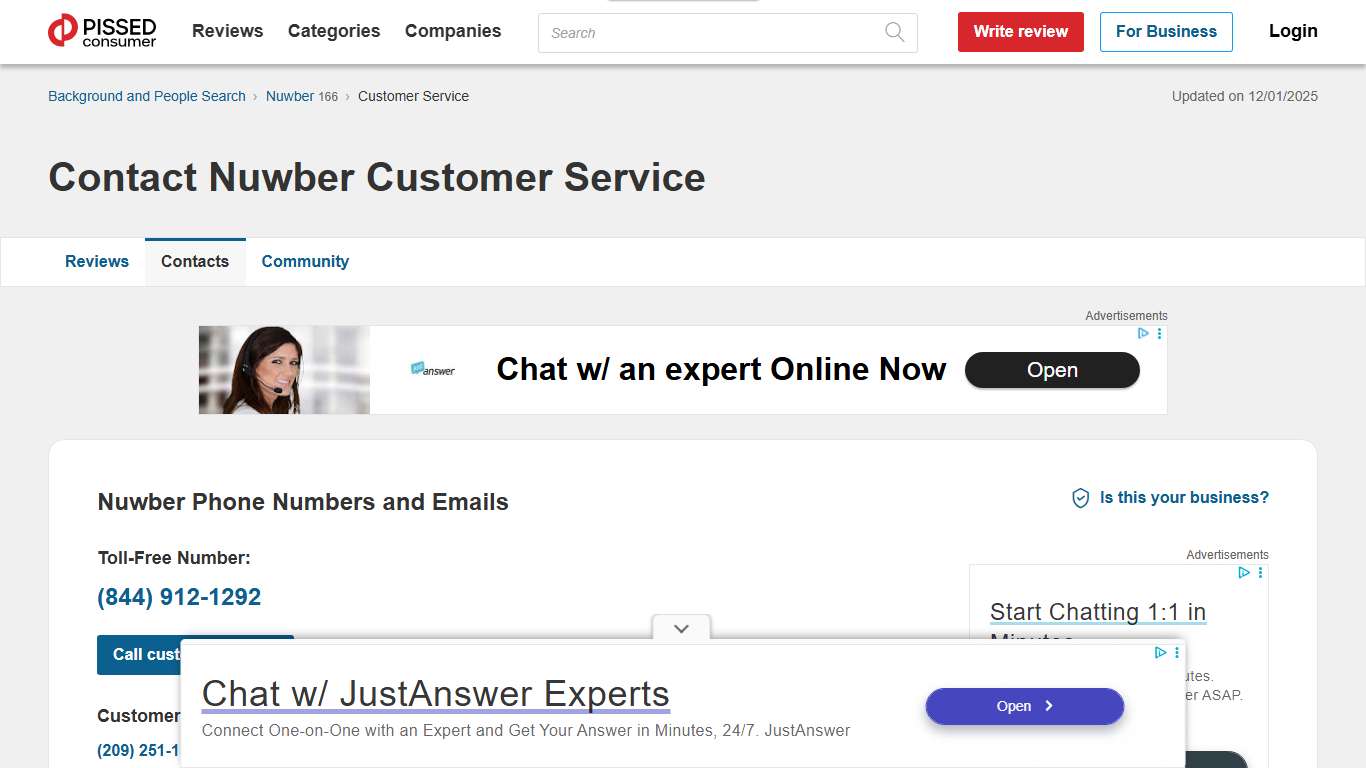 Nuwber Customer Service Phone Number (844) 912-1292, Email, Help Center